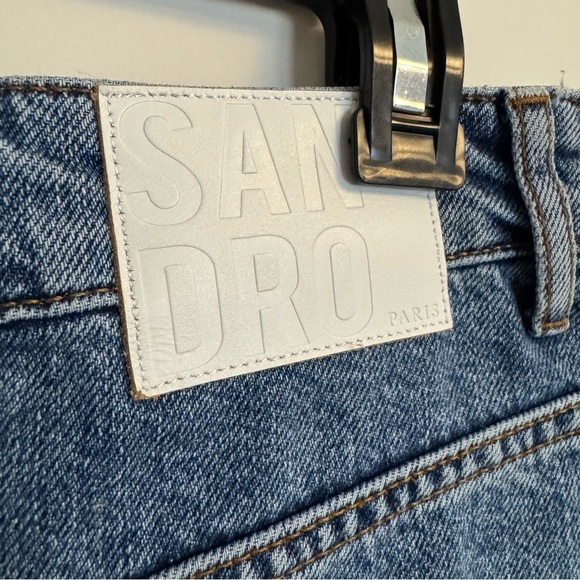 Sandro Silver Metallic Skirt - Picture 9 of 16